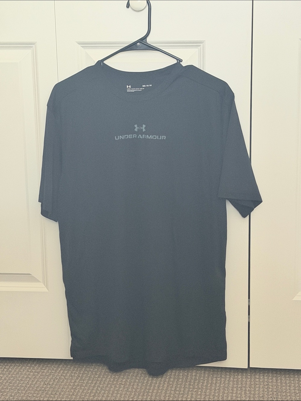 Under Armour Black Crew Neck Short Sleeve Performance Tee